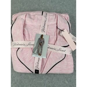 Victoria's Secret Modal Long PJ Set Pink Heather Pajama SIZE SMALL/REG Sleepwear